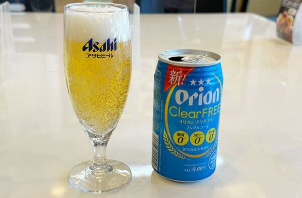 沖縄 浜比嘉島 サザンホープ オリオンビール ノンアルコールビール クリアフリー