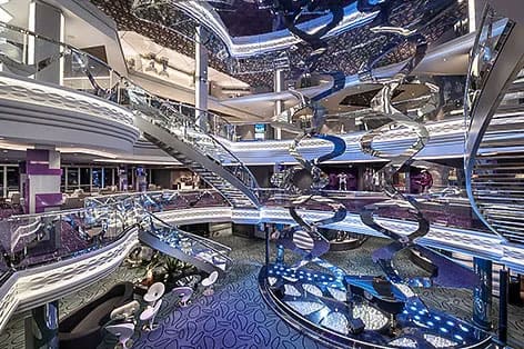 豪華客船 MSCベリッシマ インフィニティアトリウム