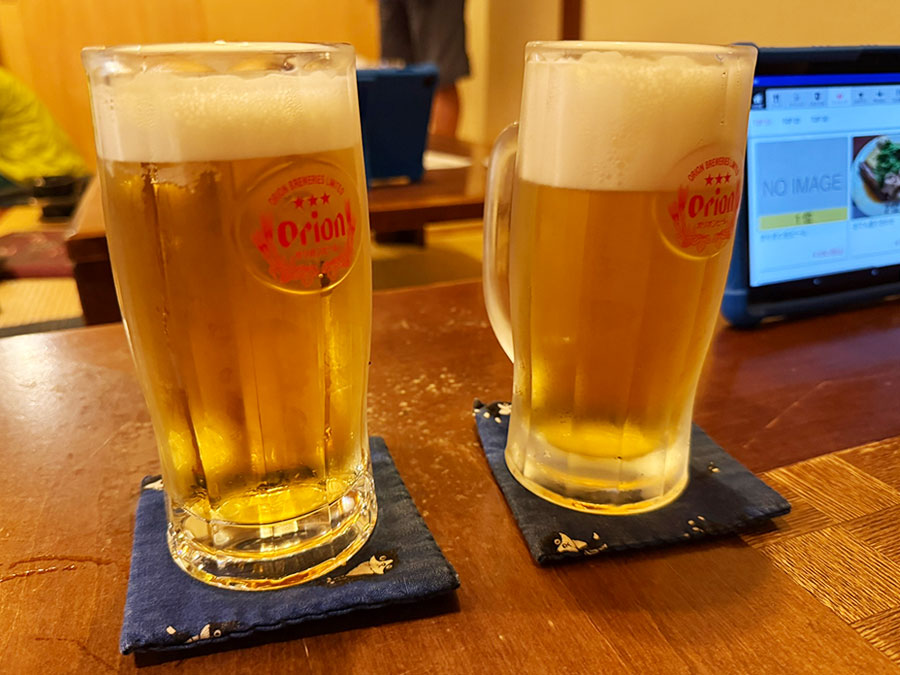 宮古島 居酒屋 郷土料理 島おでん たから 生ビール オリオンビール