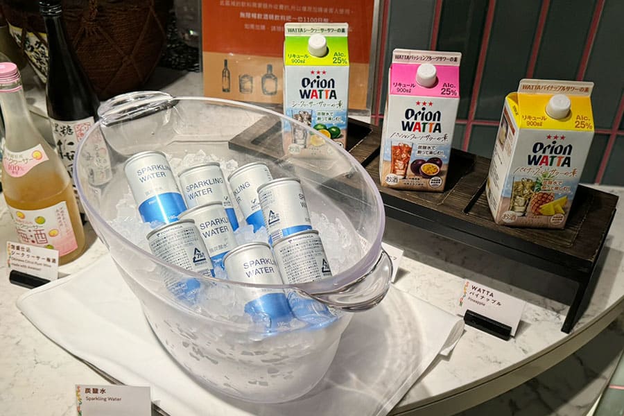 トゥインラインホテル 夕食 ビュッフェ 飲み放題 フリーフロー リキュール 炭酸水