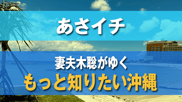 あさイチ 妻夫木聡 もっと知りたい沖縄
