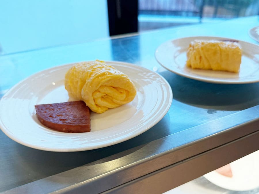 糸満市 サザンビーチホテル＆リゾート沖縄 朝食 ビュッフェ 沖縄料理 ポーク玉子