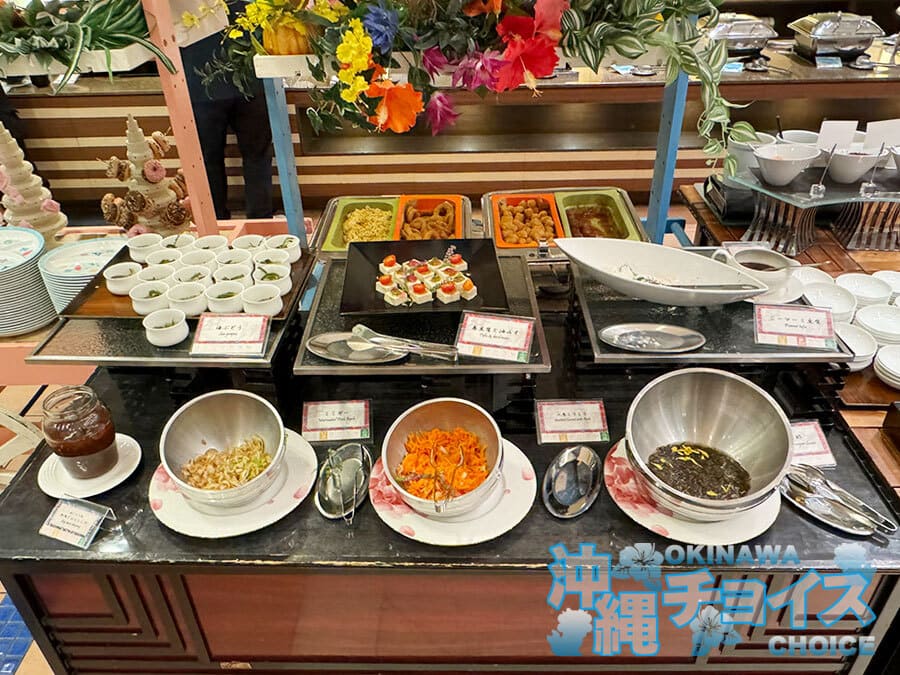 糸満市 サザンビーチホテル＆リゾート沖縄 夕食 ディナー ビュッフェ バイキング 沖縄料理