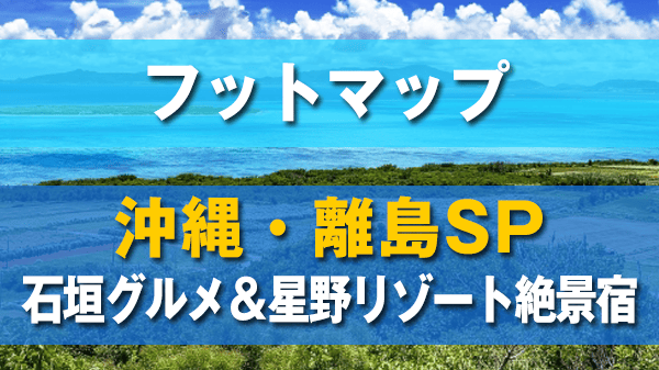 フットマップ 沖縄 離島SP 石垣島 小浜島
