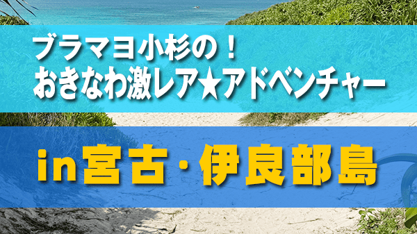 ブラマヨ小杉 おきなわ激レア アドベンチャー in 宮古島 伊良部島