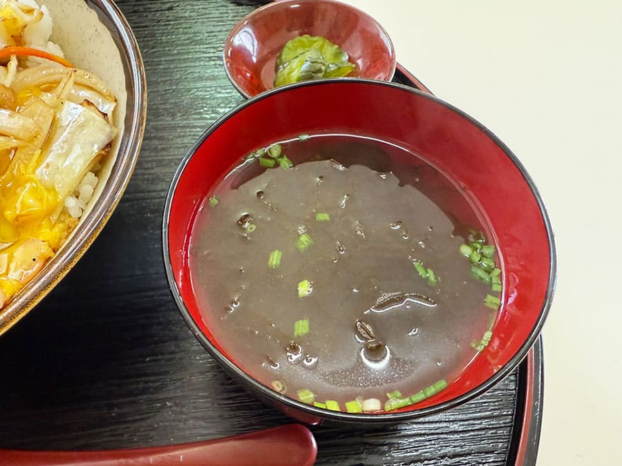 宮古島 すむばり食堂 もずく入り お吸い物