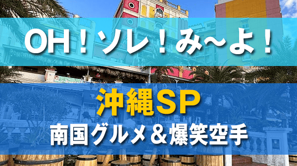 モモコのOH！ソレ！み〜よ！ おーそれみーよ 沖縄SP 南国グルメ 爆笑空手 アメリカンビレッジ