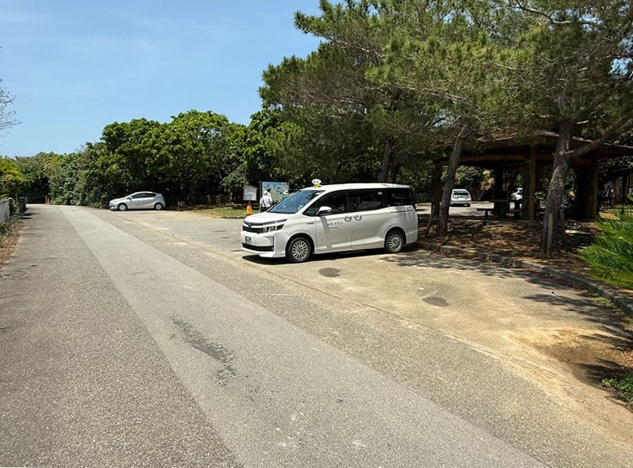 宮古諸島 来間島 竜宮城展望台 駐車場