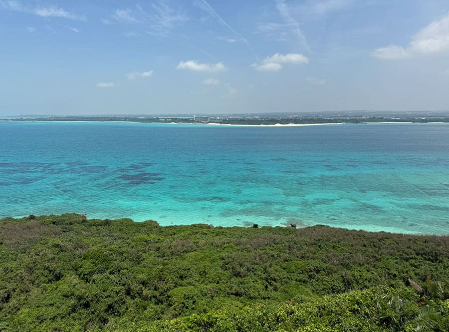 宮古諸島 来間島 竜宮城展望台 2階 景色