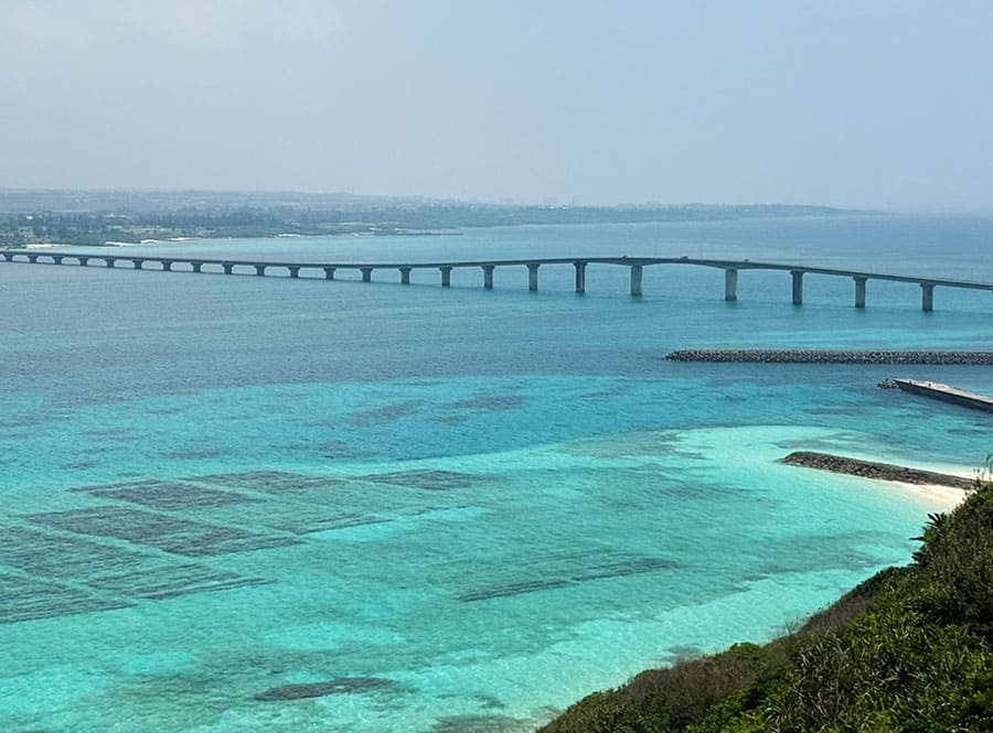 宮古諸島 来間島 竜宮城展望台 3階 来間大橋