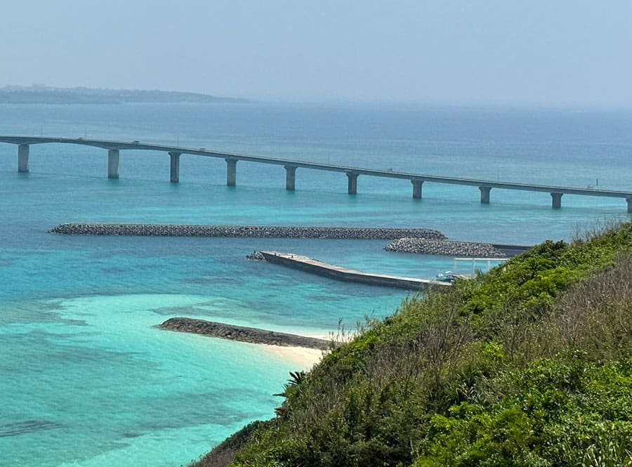 宮古諸島 来間島 竜宮城展望台 3階 来間大橋 来間港