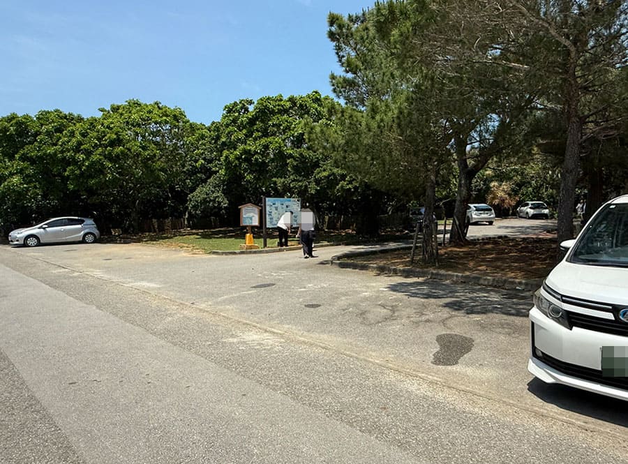 宮古諸島 来間島 竜宮城展望台 駐車場