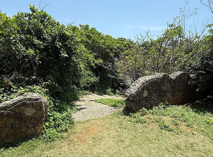 宮古諸島 来間島 竜宮城展望台 1階 スロープ