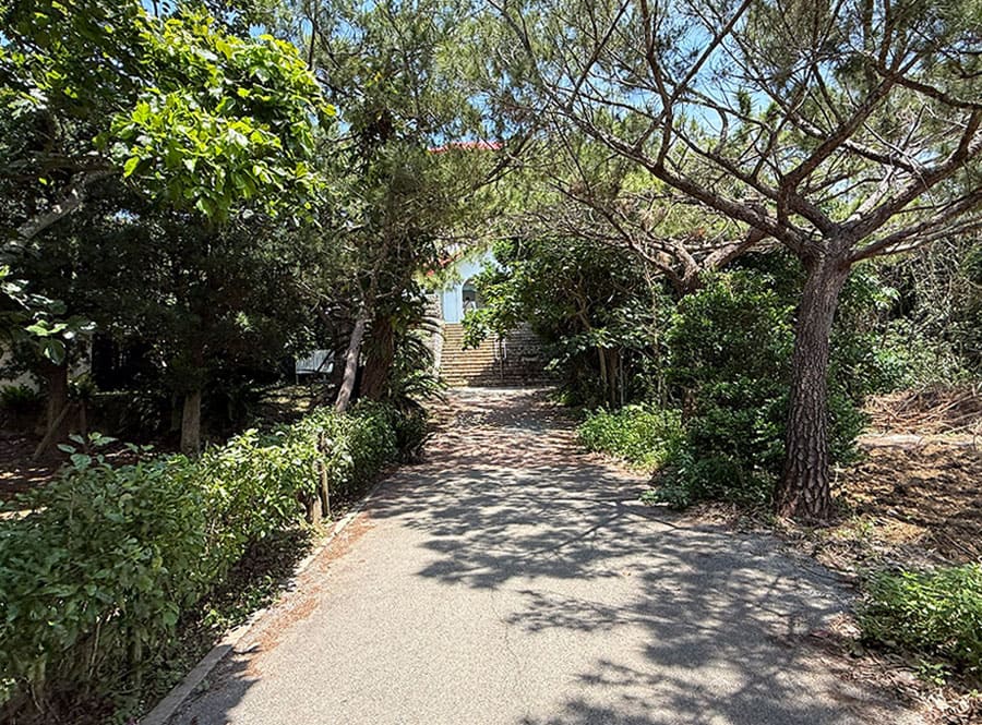 宮古諸島 来間島 竜宮城展望台 小径