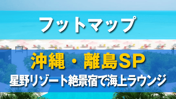 フットマップ 沖縄 離島SP 石垣島 小浜島