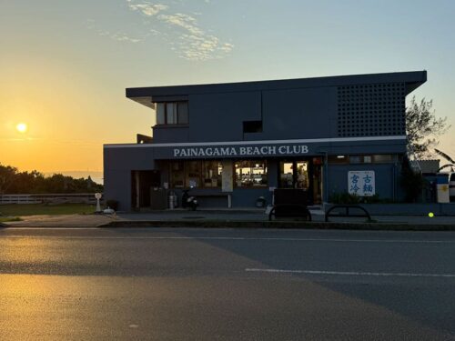 宮古島 宮古冷麺 ロバート馬場 プロデュース オーナー 店舗 外観 夕景
