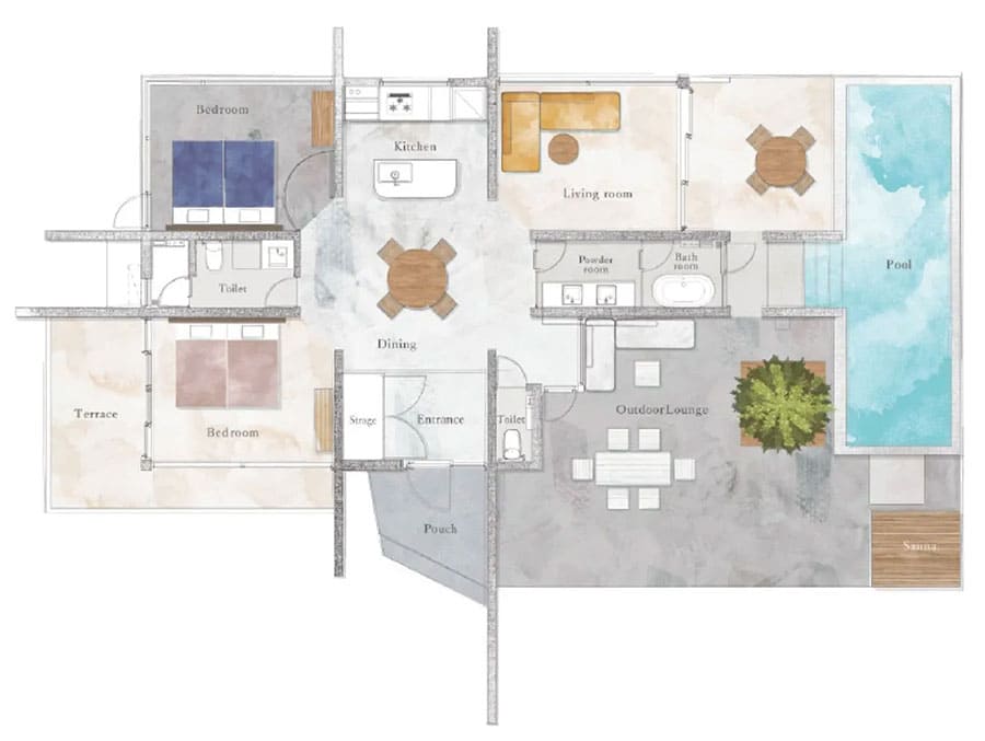 土曜はダメよ 小枝不動産 沖縄 今帰仁村 心地よい開放感がある家