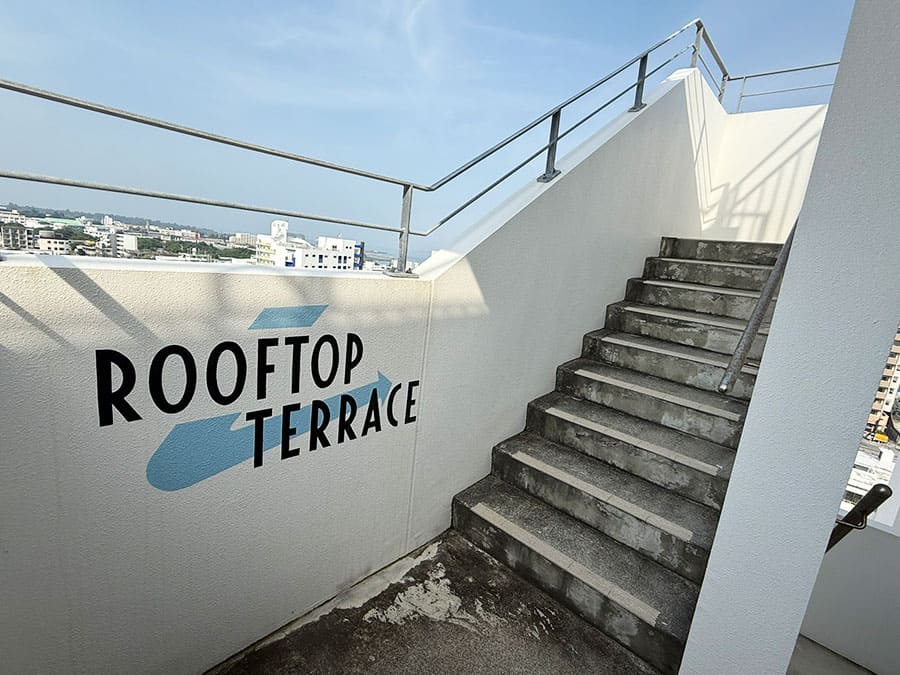 宮古島 平良 スマイルホテル宮古島 屋上テラス ルーフトップテラス