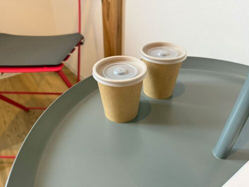 宮古島 平良 スマイルホテル宮古島 ウェルカムドリンク アイスコーヒー 部屋へ持ち帰り