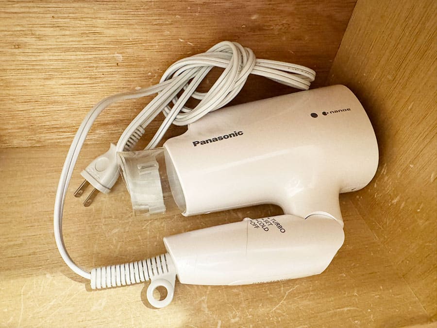 宮古島 平良 スマイルホテル宮古島 新館 A棟 客室 ツインAルーム 洗面所 パウダールーム ドライヤー