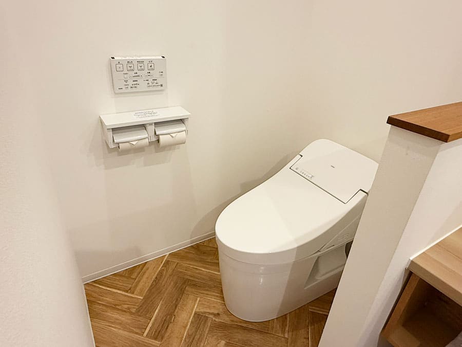 宮古島 平良 スマイルホテル宮古島 新館 A棟 客室 ツインAルーム 洗面所横 トイレ ウォッシュレット