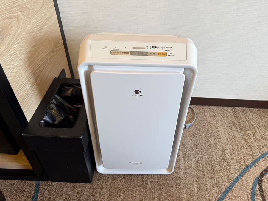 ノボテル沖縄那覇 客室 スタンダードツイン 加湿空気清浄機