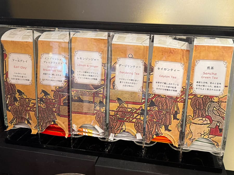 ホテル ノボテル沖縄那覇 朝食 ビュッフェ 紅茶 ティーバッグ