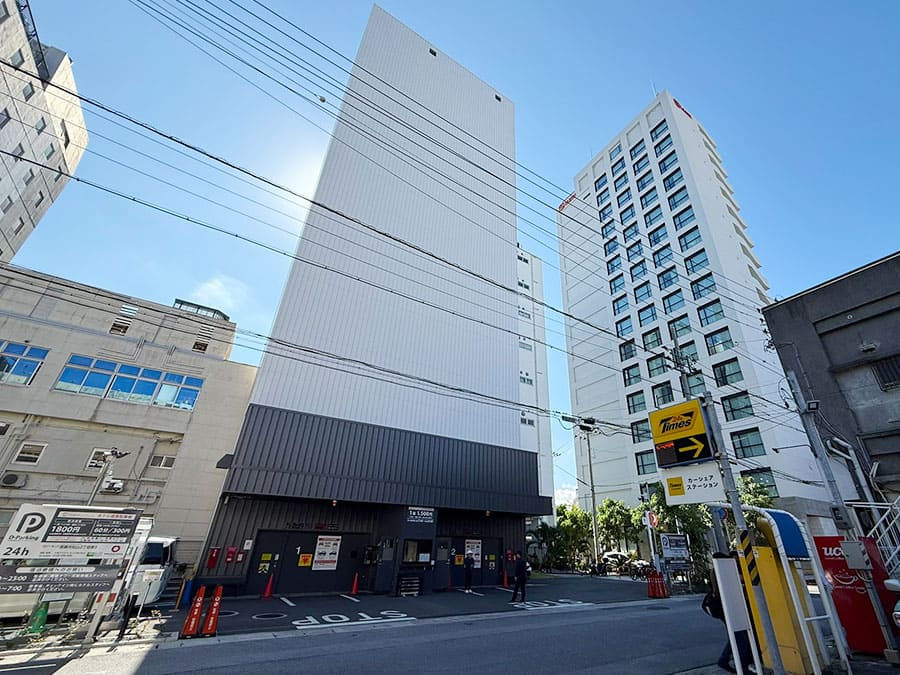 那覇市 ラ・ジェント・ホテル沖縄那覇 外観 提携駐車場 機械式 平面 駐車場 位置関係