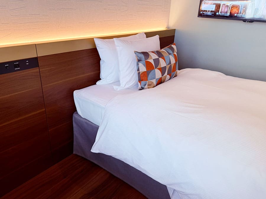 那覇市 ラ・ジェント・ホテル沖縄那覇 客室 モデレートツイン ベッド 枕