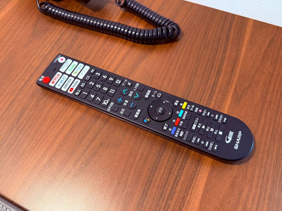 那覇市 ラ・ジェント・ホテル沖縄那覇 客室 モデレートツイン テレビリモコン