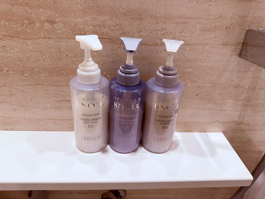 那覇市 ラ・ジェント・ホテル沖縄那覇 客室 モデレートツイン バスルーム シャンプー コンディショナー ボディソープ